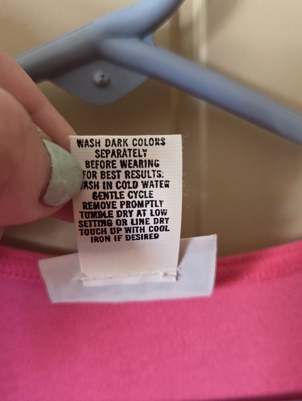 NWT Koret City Blues Hot Pink Short Sleeve Tee Floral Bow Detail XL Vintage - Picture 4 of 11